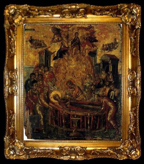 framed  El Greco The Dormition of the Virgin, ta009-2